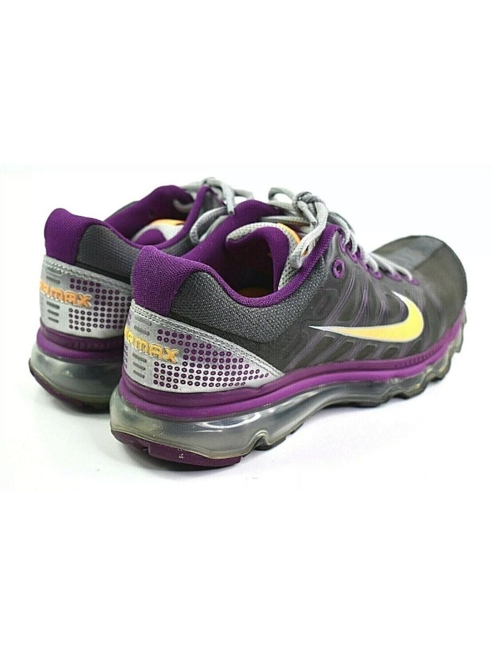 Nike Air Max sneakers in a striking purple, grey, and orange Women’s size 6 - Picture 5 of 8